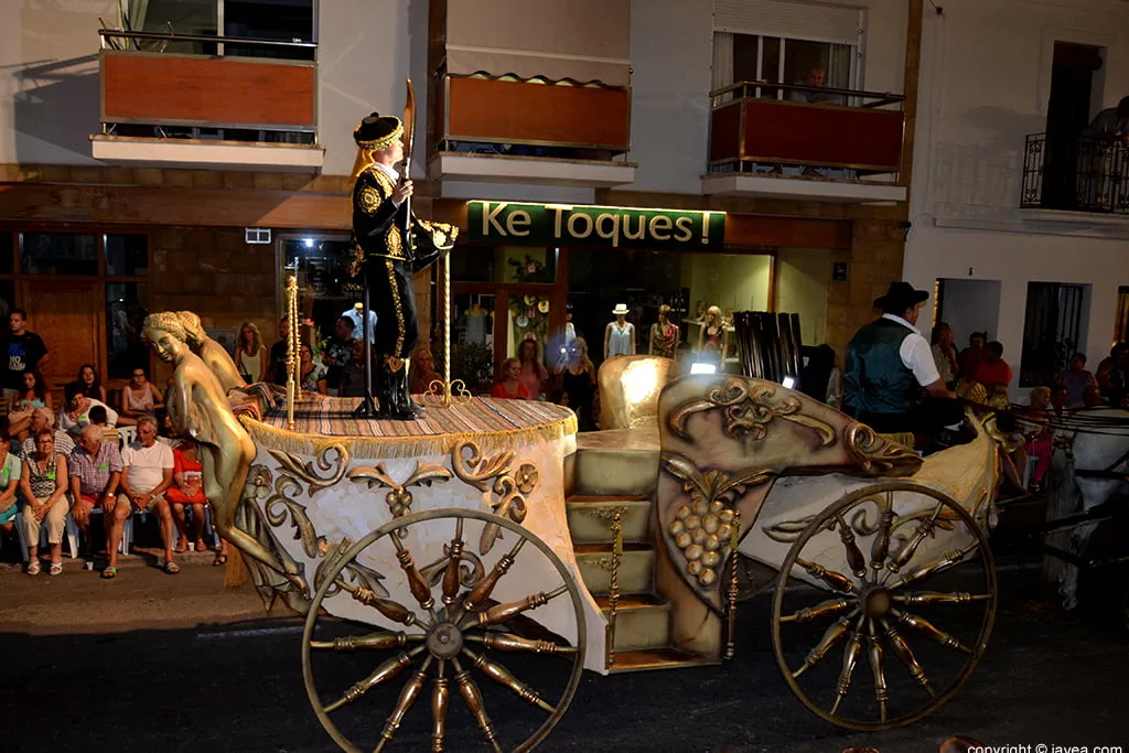 Carroza del capitán cristiano, César Rodríguez Macho