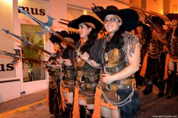Componentes de la Filà Pirates de Sant Jaume