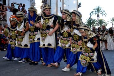 Componentes de la Filà Tuaregs de Xàbia