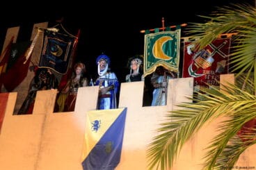 El bando moro en el castillo después de la conquista