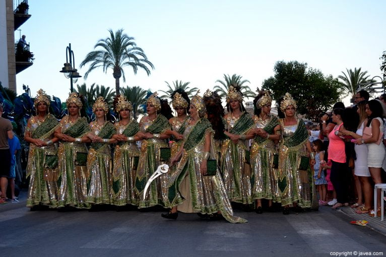 Escuadra femenina Filà Jalufos de Xàbia