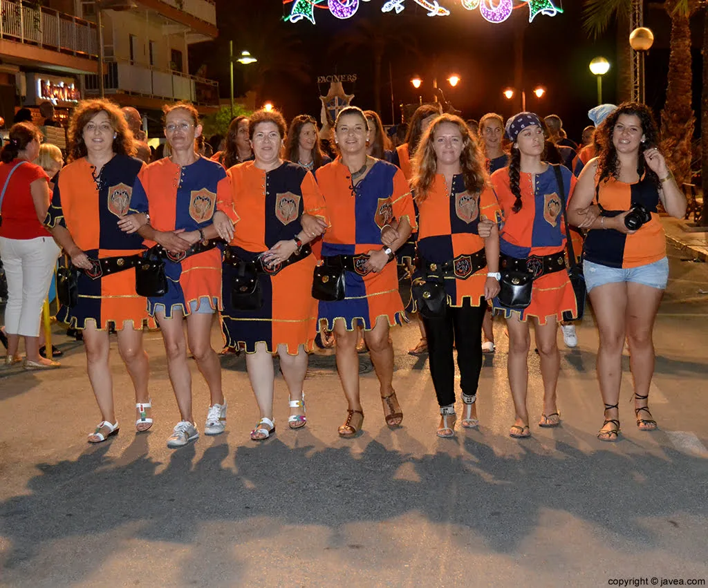 Escuadra femenina de la Filà Trabuquers