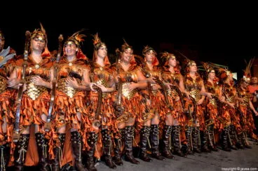 Escuadra femenina de la Filà Trabuquers