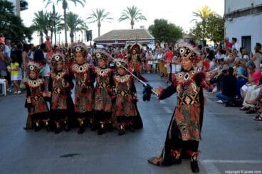 Escuadra infantil de la Filà Almoriscos de Xàbia