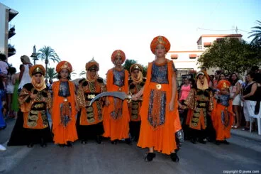 Escuadra infantil de la Filà Baharis