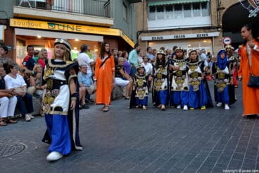 Escuadra infantil del bando moro en Jávea