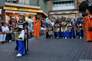 Escuadra infantil del bando moro en Jávea