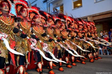 Escuadra masculina de la Filà Almoriscos