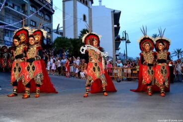 Filà Almoriscos en el desfile
