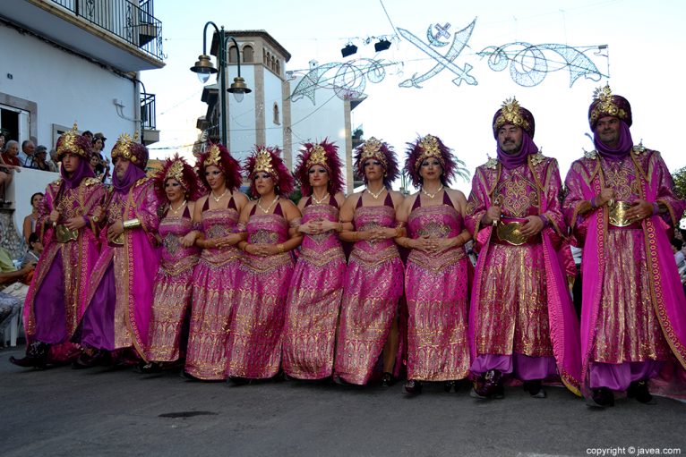 Filà Baharis en el desfile de gala