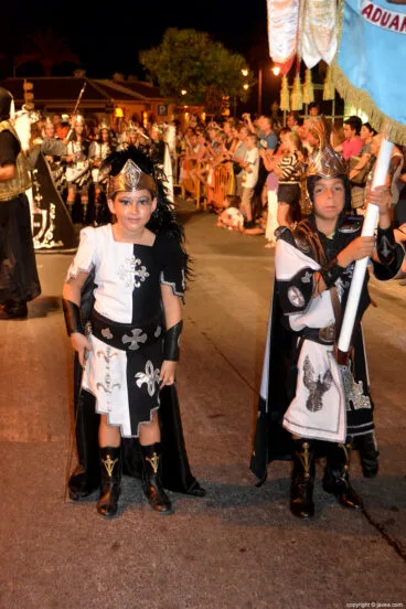 Filà Ballesters Xàbia en el desfile