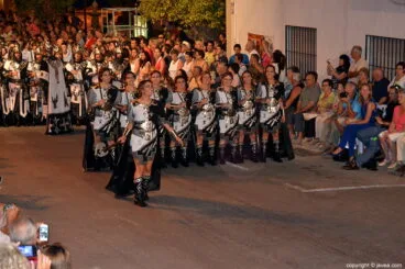 Filà Ballesters de Xàbia en el desfile de gala