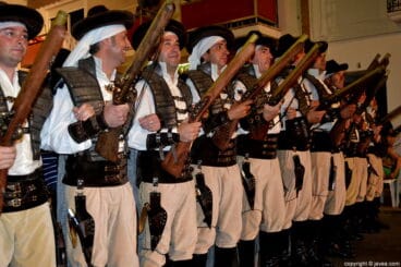 Filà Capitana Contrabandistes en el desfile de gala