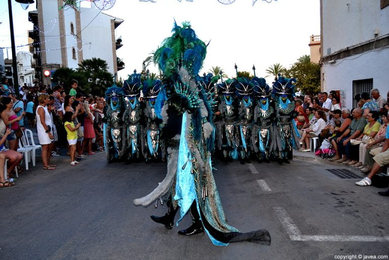 Filà Jalufos durante el desfile de gala