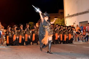 Filà Pirates de Sant Jaume en el desfile de gala