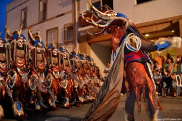 Filà Schaitans durante el desfile de gala