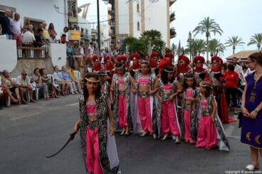 Filà Xibia en el desfile
