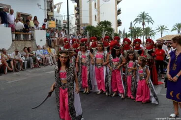 Filà Xibia en el desfile