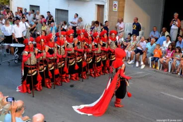 Filà Xibia en el desfile de gala