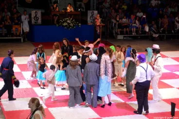 Final del Ajedrez Viviente de Jávea