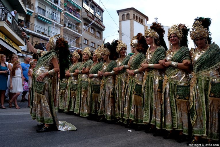 La Filà Jalufos durante el desfile