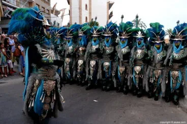 La Filà Jalufos en el desfile de gala