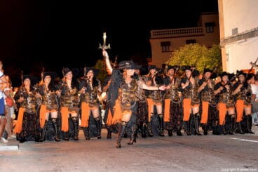 La Filà Pirates de Sant Jaume durante el desfile de gala
