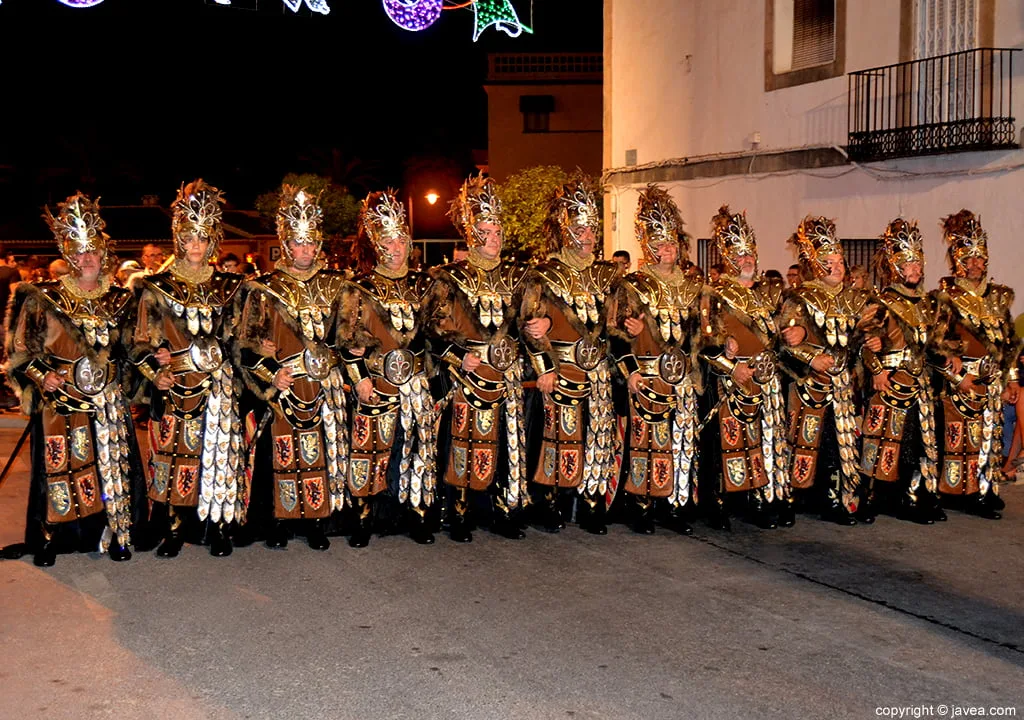 La Filà Trabuquers de Xàbia en el desfile