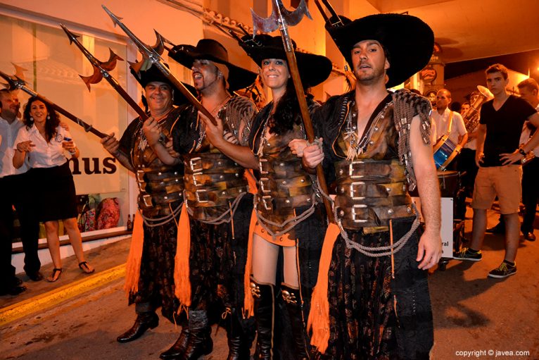 Miembros de la Filà Pirates de Sant Jaume