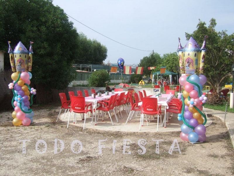 Todo Fiesta en Jávea te regala una decoración con globos para la fiesta que tu elijas