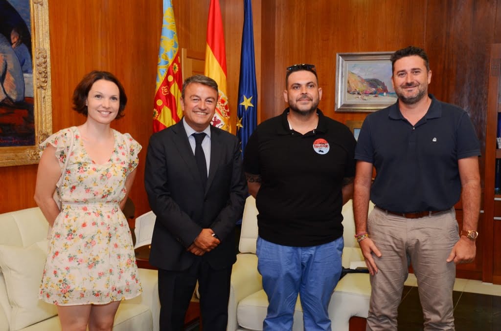 Yolanda Ponce, José Chulvi, Sisco Vallés y Juan Luís Cardona