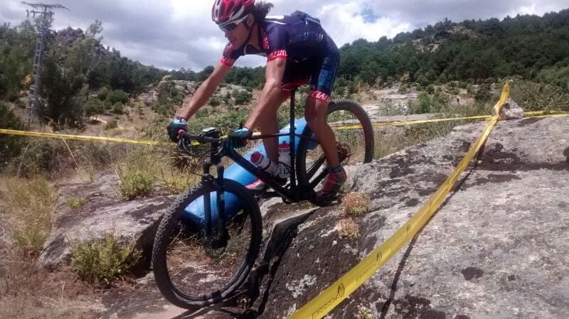 Saoro Moll en la prueba de Becerril de la Sierra