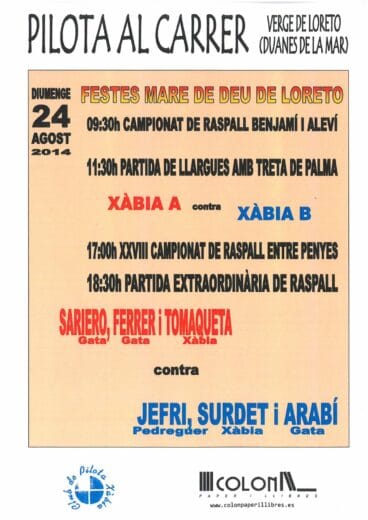 Cartel Pilota al Carrer