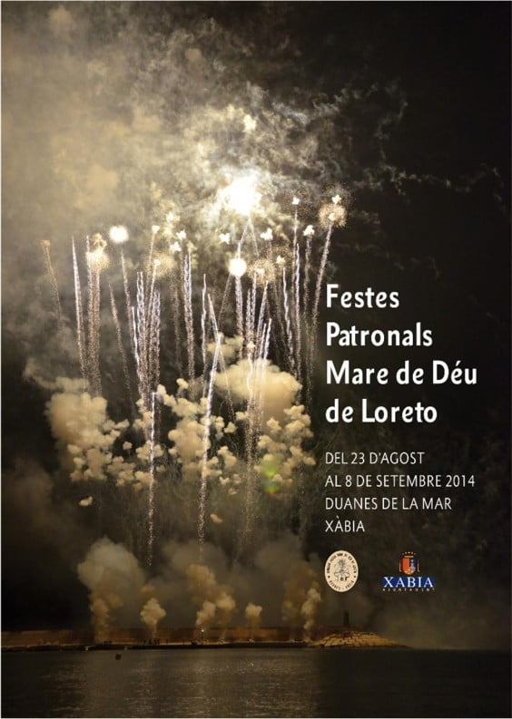 Cartel de las fiestas Mare de Déu de Loreto de Duanes de la Mar 2014