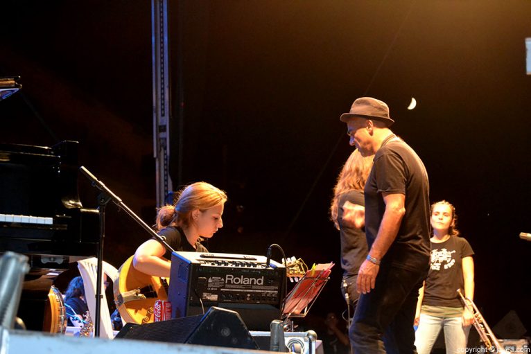 Joan Chamorro durante la actuación de la Sant Andreu Jazz Band en el Xàbia Jazz
