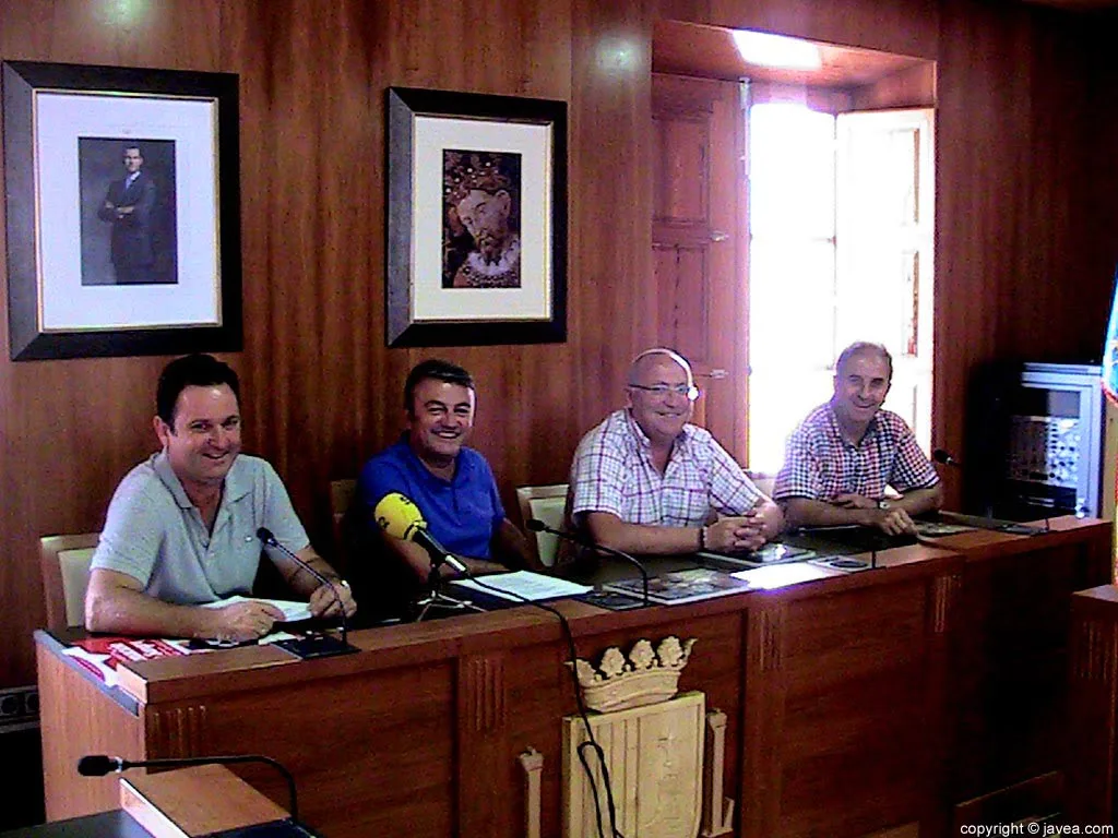 Juanjo García, José Chulvi, Juan Ortolá y José Erades