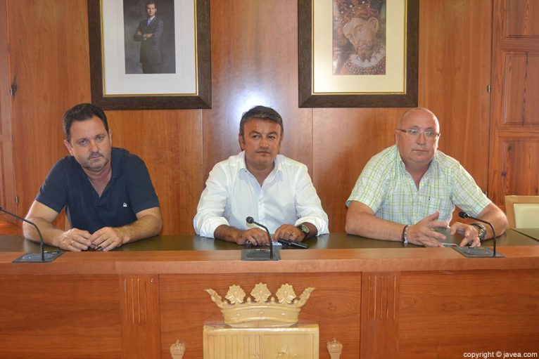 Juanjo García, José Chulvi y Juan Ortolá