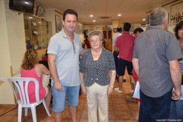 Juanjo García y Mercedes Bisquert en el casal fester