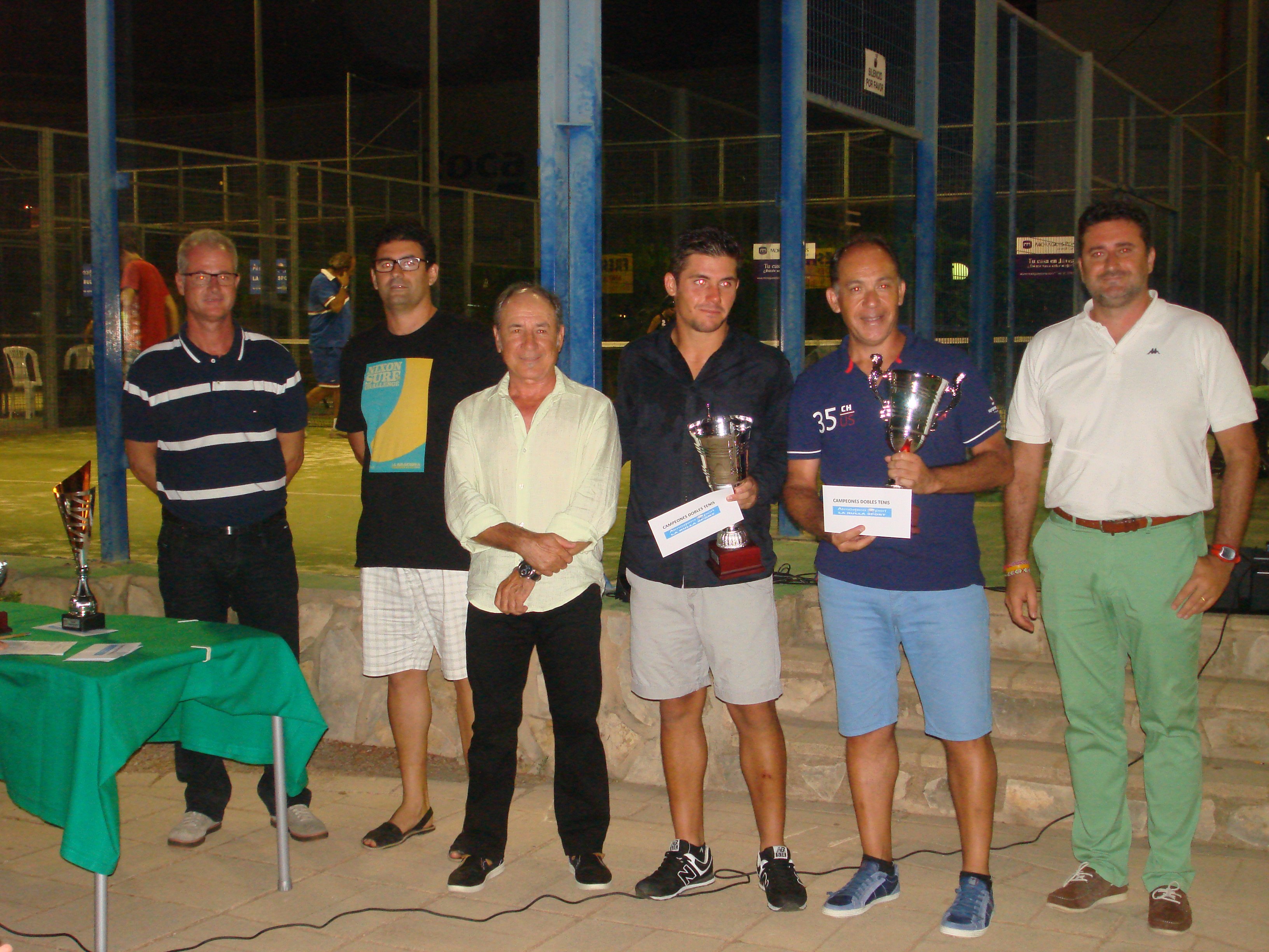 Julian Crespo y Alejandro Crespo campeones de dobles en Tenis