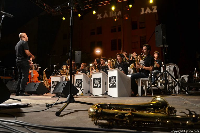 La Sant Andreu Jazz Band sobre el escenario