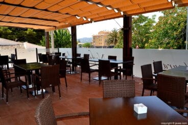 Terraza del Restaurante Nesfor en Xàbia