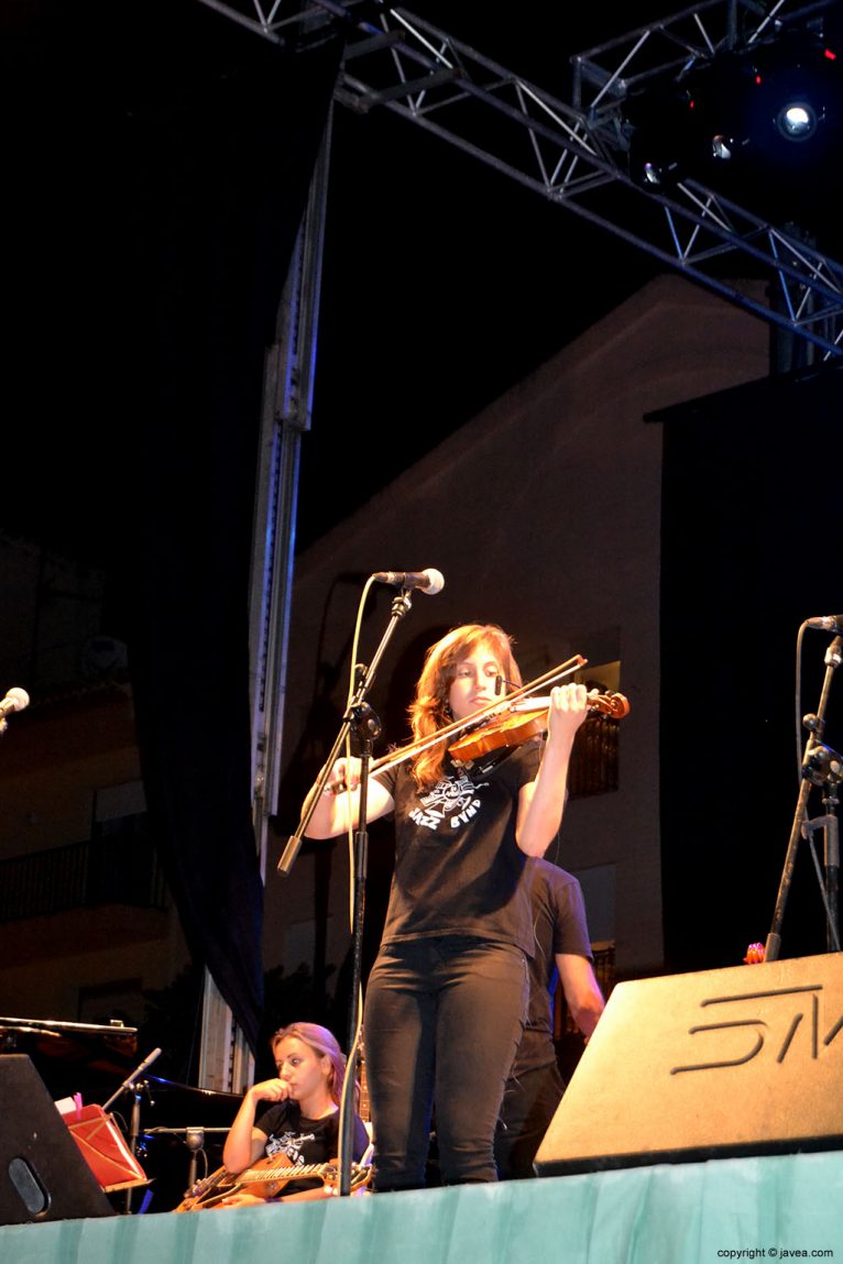 Violinista de la Sant Andreu Jazz Band