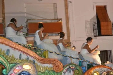 Carroza de Mayoralesas de las fiestas Mare de Déu de Loreto de Xàbia