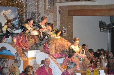 Carroza de la Comisión de Fiestas Mare de Déu de Loreto de Xàbia