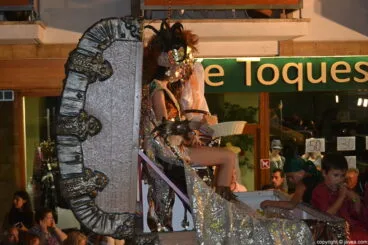 Carroza de la abanderada mora y cristiana 2014 de Xàbia