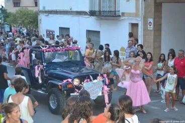 Donna María en la cabalgata de carrozas Mare de Déu de Loreto