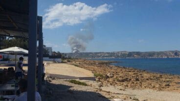 Incendio en Las Planas