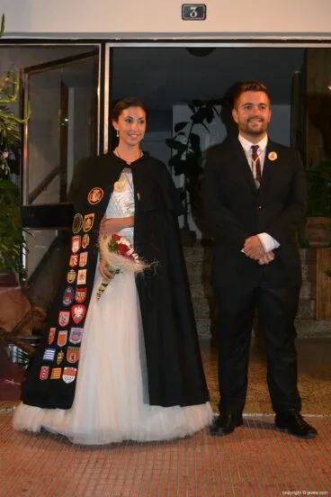 Laura Femenía Pastor y Antonio Mayans Ferrer en la ronda de la tuna