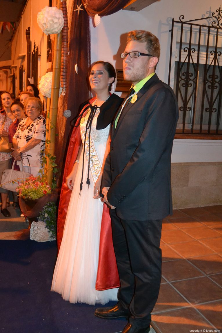 Noelia Moreno Fornés y Sergio Moreno Fornés en la noche de la ronda de la tuna de Xàbia