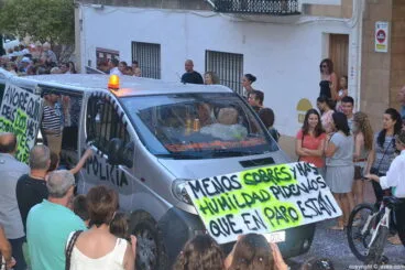 Penya denunciando la corrupción polítca